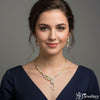 Orchid Dew Diamond & Gold-Tone Choker Set