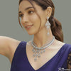 Diamond Marquise Waterfall Necklace Set