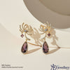 Amethyst Bloom Drop Earrings