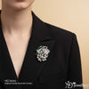 Aurora Peacock Bloom Brooch