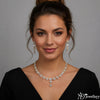 Celestial Halo Drop Necklace Set