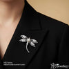 Celestial Pearl Dragonfly Brooch