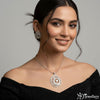 Celestial Vortex Diamond Pendant Set