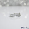 Crisscross Diamond Pave Ring