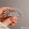 Crystal Fan Hair Clip