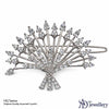 Crystal Fan Hair Clip