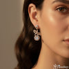 Crystal Flourish Dangle Earrings