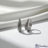 Dewdrop Radiance Pave Huggie Earrings