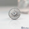 Diamond Sunburst Cocktail Ring