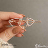 Diamond Triangular Hair Clip