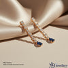Elegant Sapphire Drop Earrings