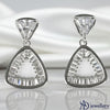 Elegant Pave-Set Zirconia