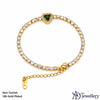 Emerald Heart Bracelet