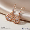 Filigree Teardrop Cage Earrings