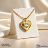Fluted Heart Pendant