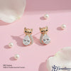 Foxy Diamond Drop Studs