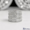 Galactic Multi-Row Pave Band