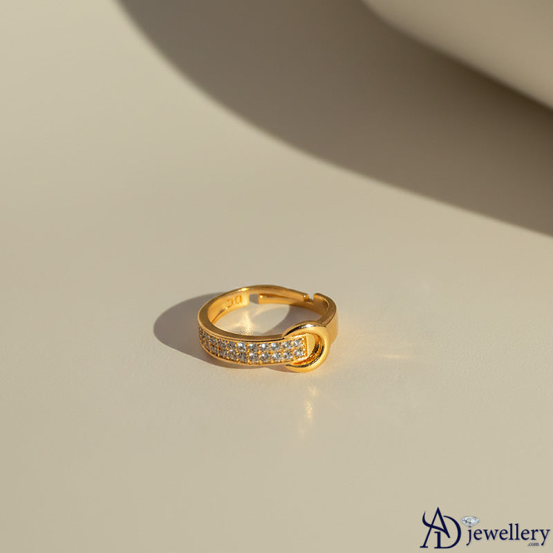 Gilded Cinch Ring – ADjewellery