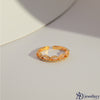 Gold Crown Wave Ring