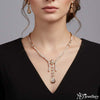 Golden Cascade Elegance Necklace Set