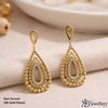 Golden Teardrop Dangle Earrings