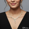 Golden Vine Cascade Necklace Set
