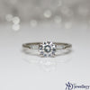 Trillionaire Solitaire Engagement Ring
