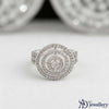 Halo Spiral Ring