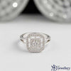 Halo Square Ring
