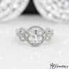 Infinity Halo Ring