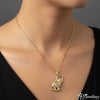 Lucky Trunk Elephant Necklace