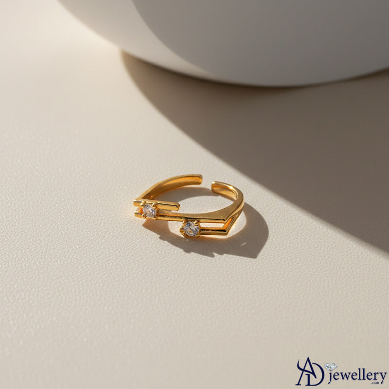 Modern Geometric Ring – ADjewellery