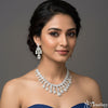 Ornate Leaf Collar Necklace Set