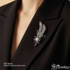 Pearl Bloom Leaf Cascade Brooch