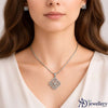 Quatrefoil Sparkle Pendant
