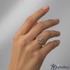 Radiance Tiered Lattice Ring