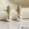 Regal Pearl Glamour Earrings