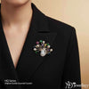 Royal Peacock Radiance Brooch