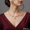 Royal Petal Grace Necklace Set