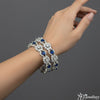 Sapphire Aria Bangle Set