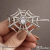 Spider Web Hair Clip