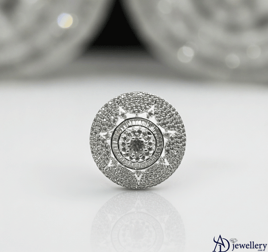 Stellar Cluster Cocktail Ring