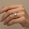 Teardrop Embrace Ring