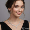 Twisted Elegance Crystal Necklace Set